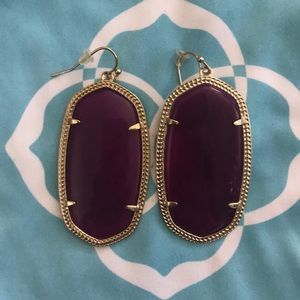 Kendra Scott Purple Danielle Earrings